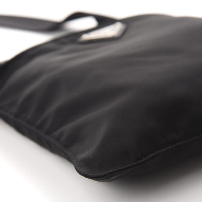 Prada Nylon Vela Small Flat Messenger Bag Black 7 of 10