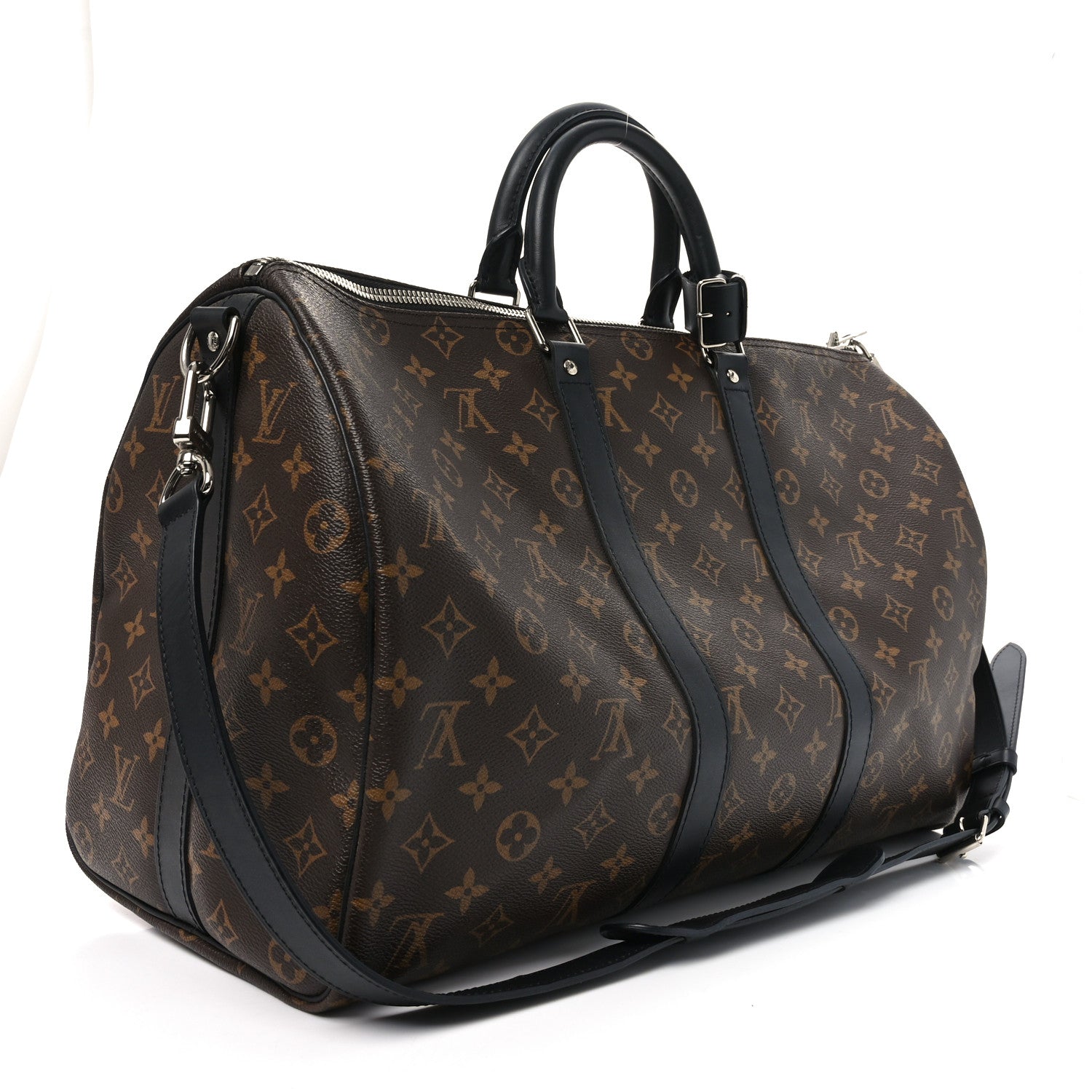 Louis Vuitton Monogram Macassar Keepall Bandouliere 45 2 of 10