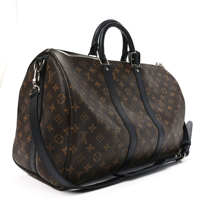Louis Vuitton Monogram Macassar Keepall Bandouliere 45 2 of 10