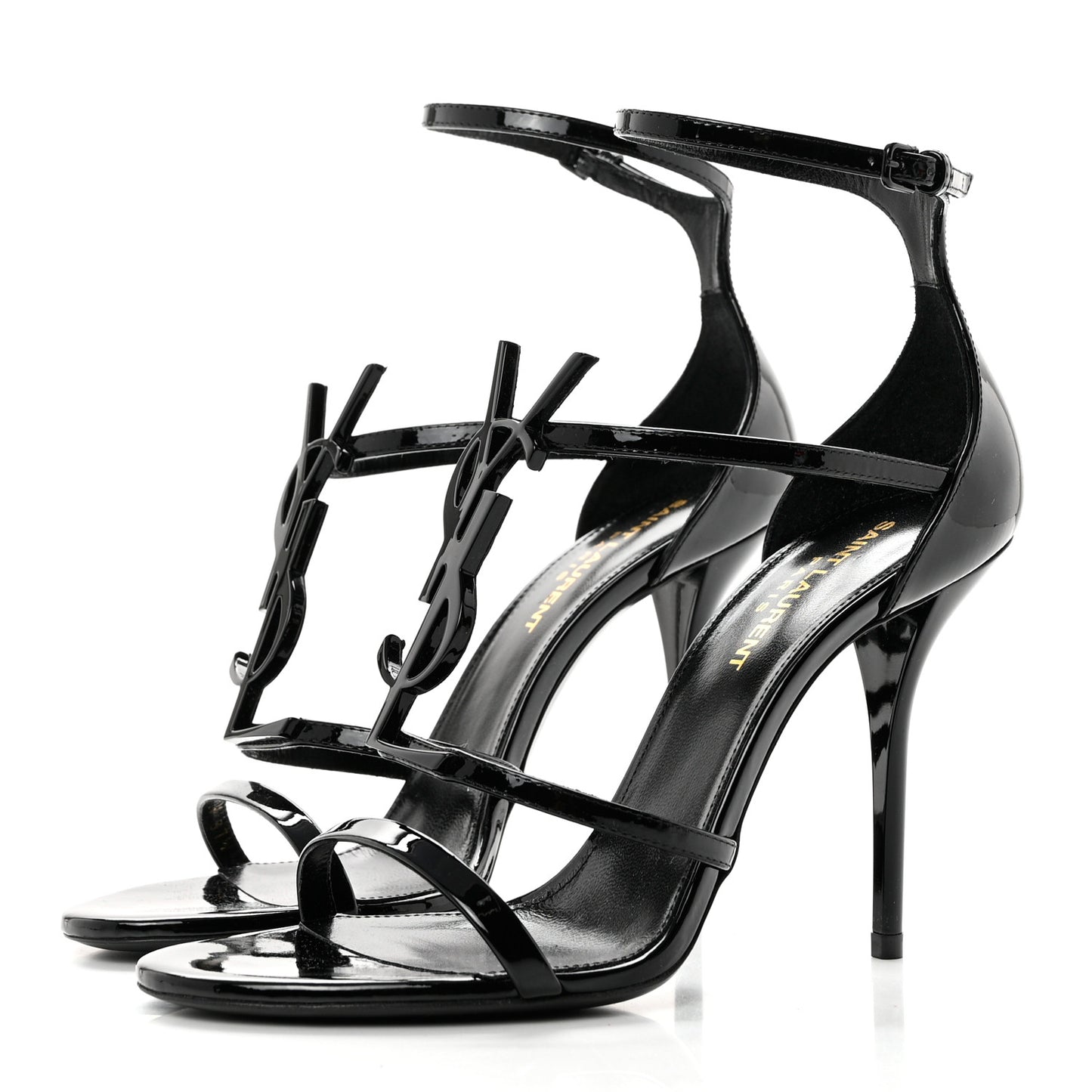Patent Cassandra 100 Sandals 37.5 Black