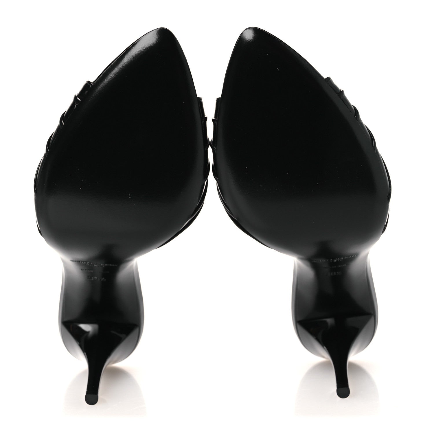 Saint Laurent Nappa Sugar Babylone 90 Mules 38.5 Black 7 of 12