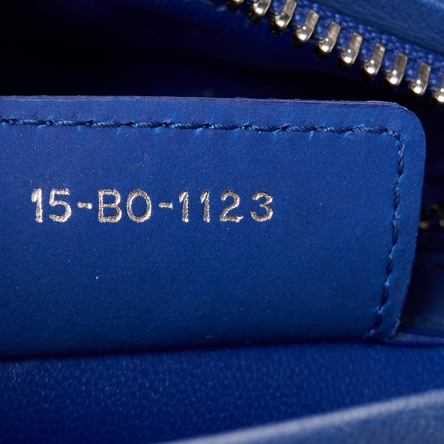 Christian Dior Ultra Matte Calfskin Embossed Cannage Medium Lady Dior Blue 7 of 11