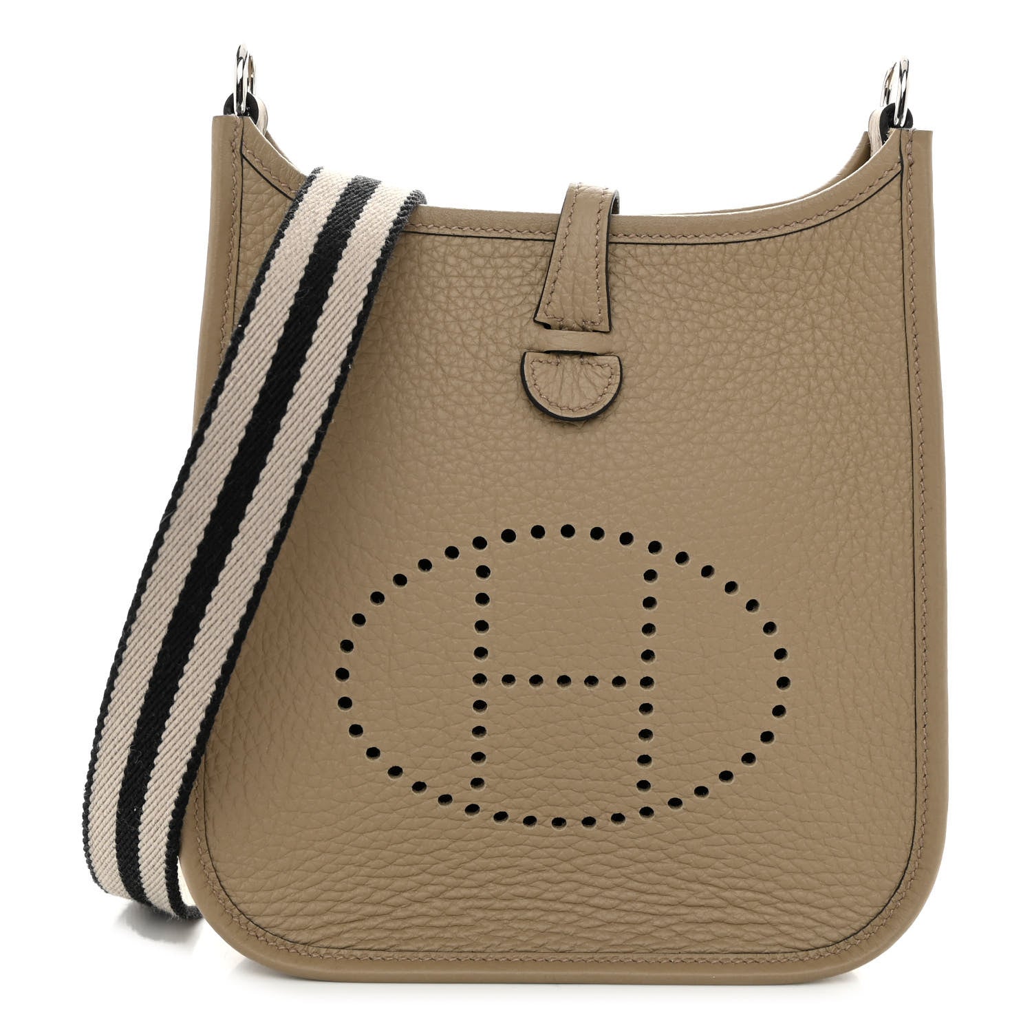 Hermes Taurillon Clemence Sangle Evelyne TPM Beige Marfa 1 of 10