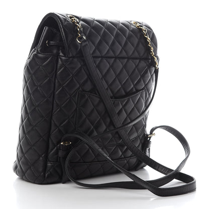 Chanel Lambskin Quilted Large Urban Spirit Backpack Black 3 of 14