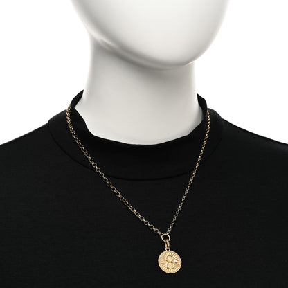 Foundrae 18K Yellow Gold Diamond Medium Karma Open Belcher Chain Necklace 2 of 6