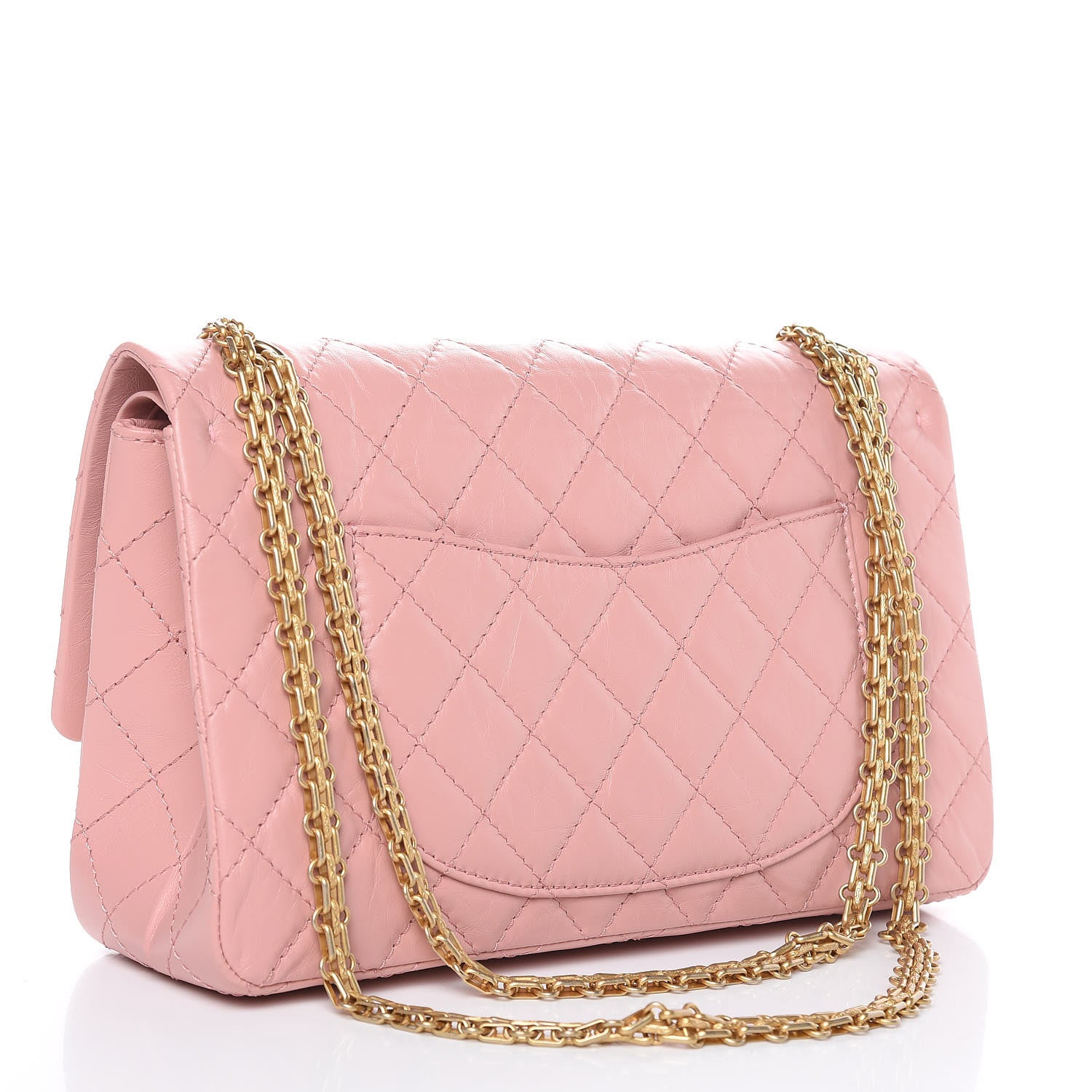 Chanel Aged Calfskin Quilted 2.55 Reissue 226 Flap Pink 3 of 11