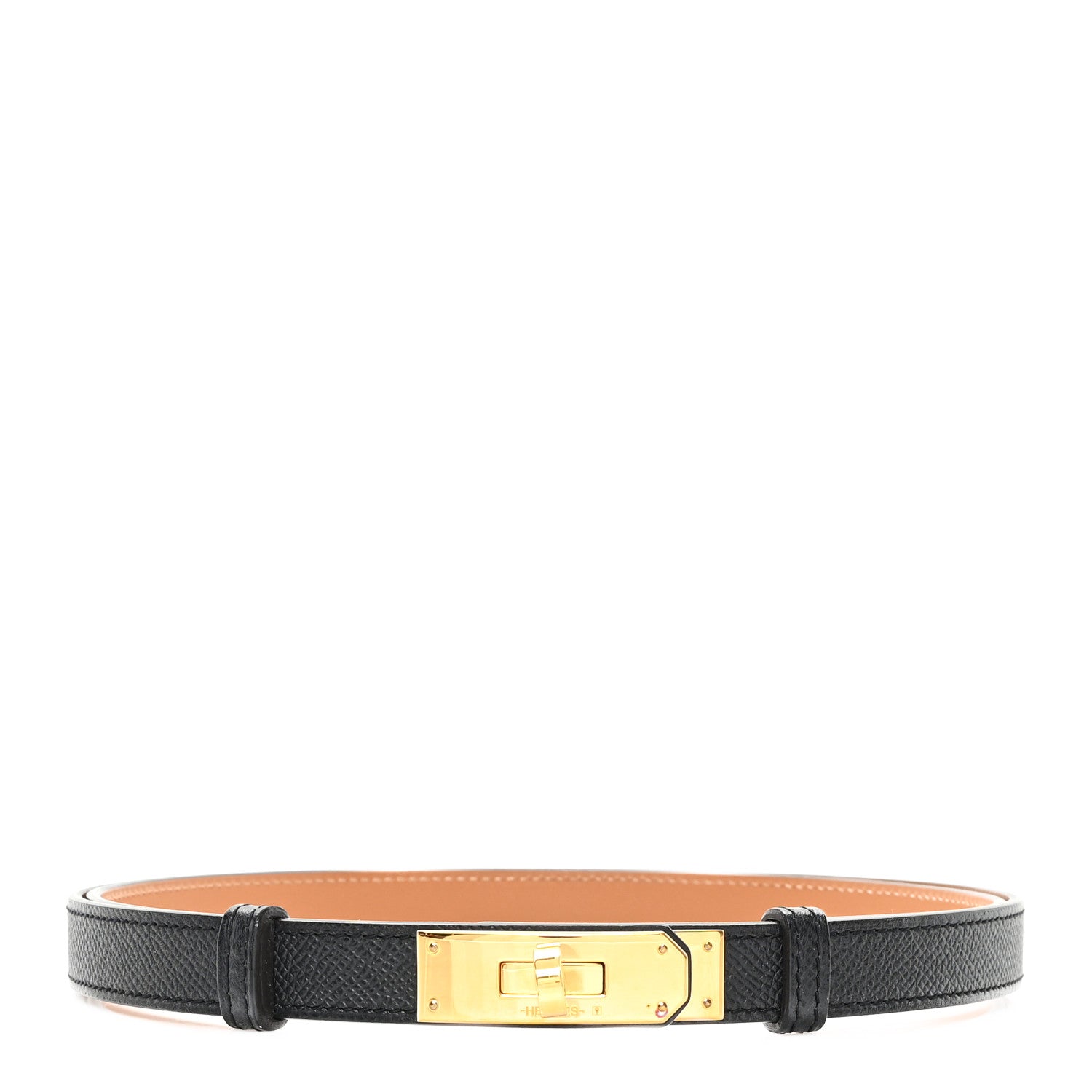 Hermes Epsom Kelly Belt Black 1 of 4