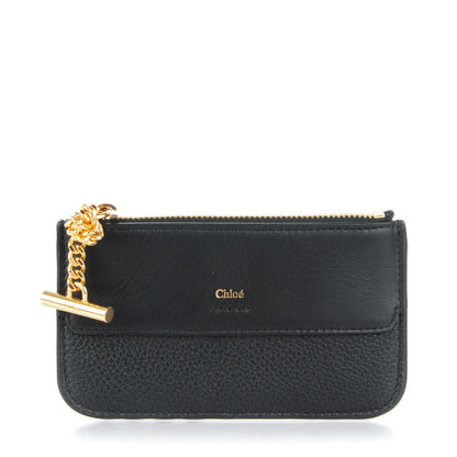 Chloe Grained Calfskin Joe Coin Purse Black 1 of 7