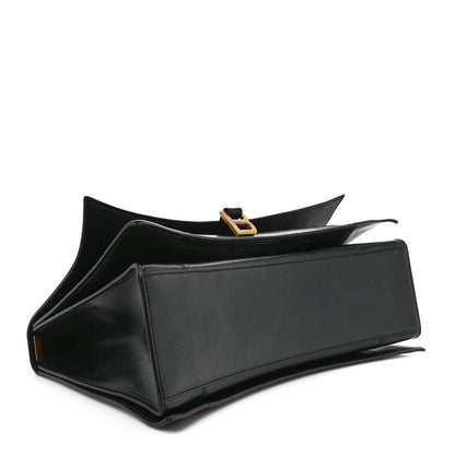 Balenciaga Paper Calfskin Large Crush Sling Bag Black 4 of 14