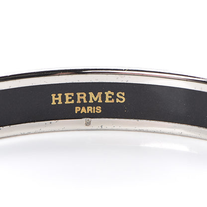 Hermes Enamel Printed Narrow Caleche Bracelet 65 Pannacotta 5 of 6