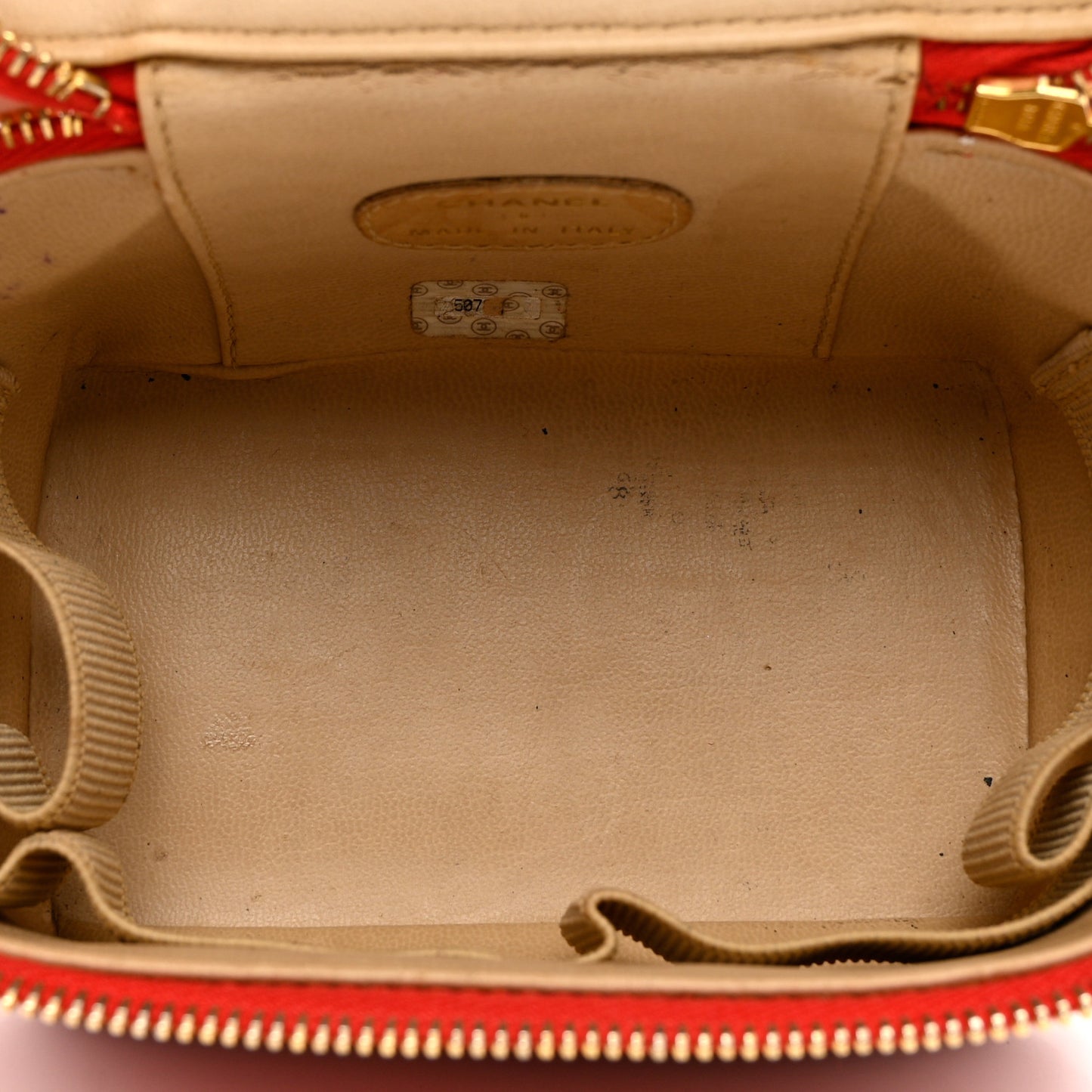 Caviar Vanity Cosmetic Case Red