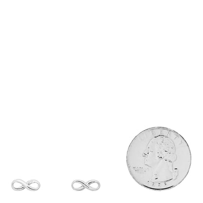 Tiffany Sterling Silver Infinity Earrings 2 of 5