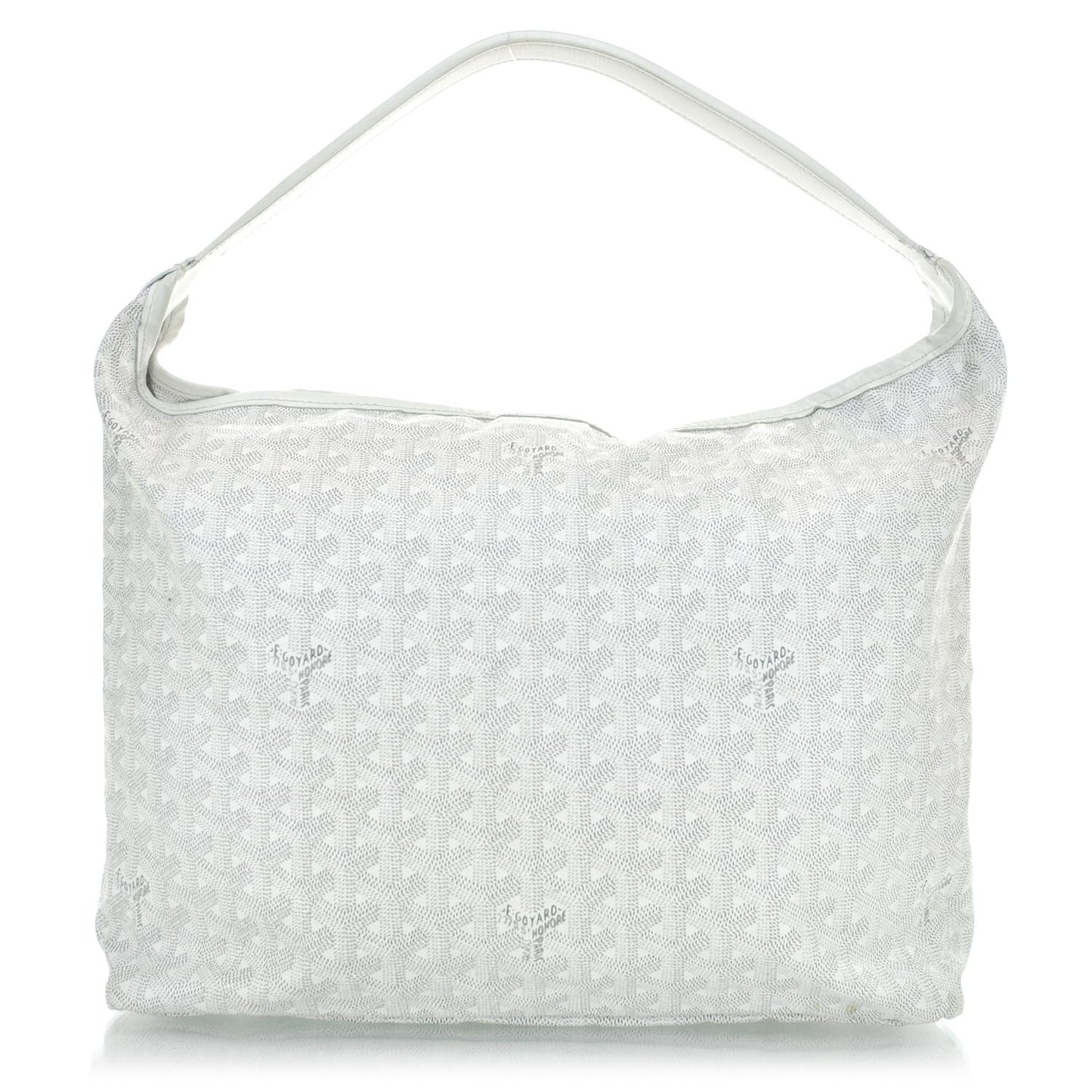 Goyardine Fidji Zip Hobo White
