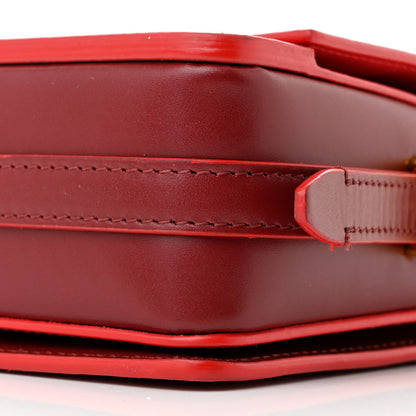 Burberry Smooth Calfskin Small Two Tone Grace Bag Red 10 of 10