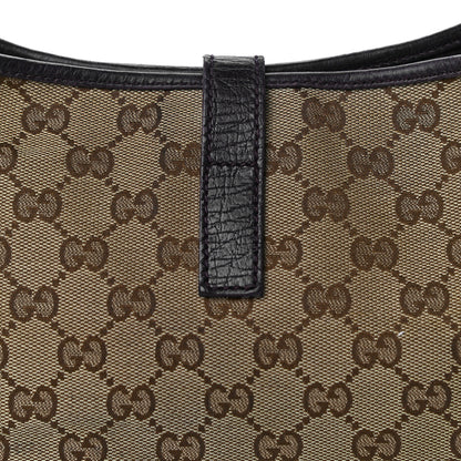 Gucci Monogram Web Jackie O Hobo Dark Brown 13 of 18