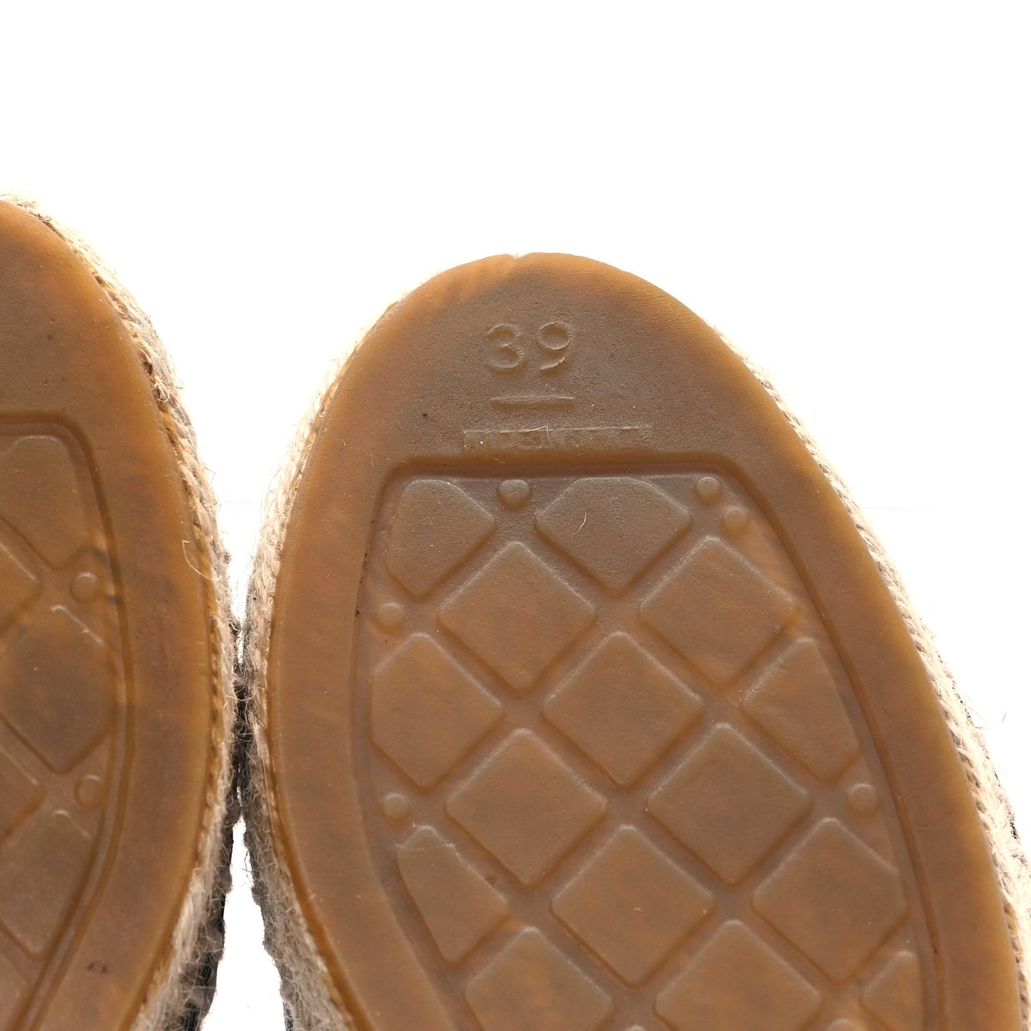 Lambskin CC Espadrilles 39 Black