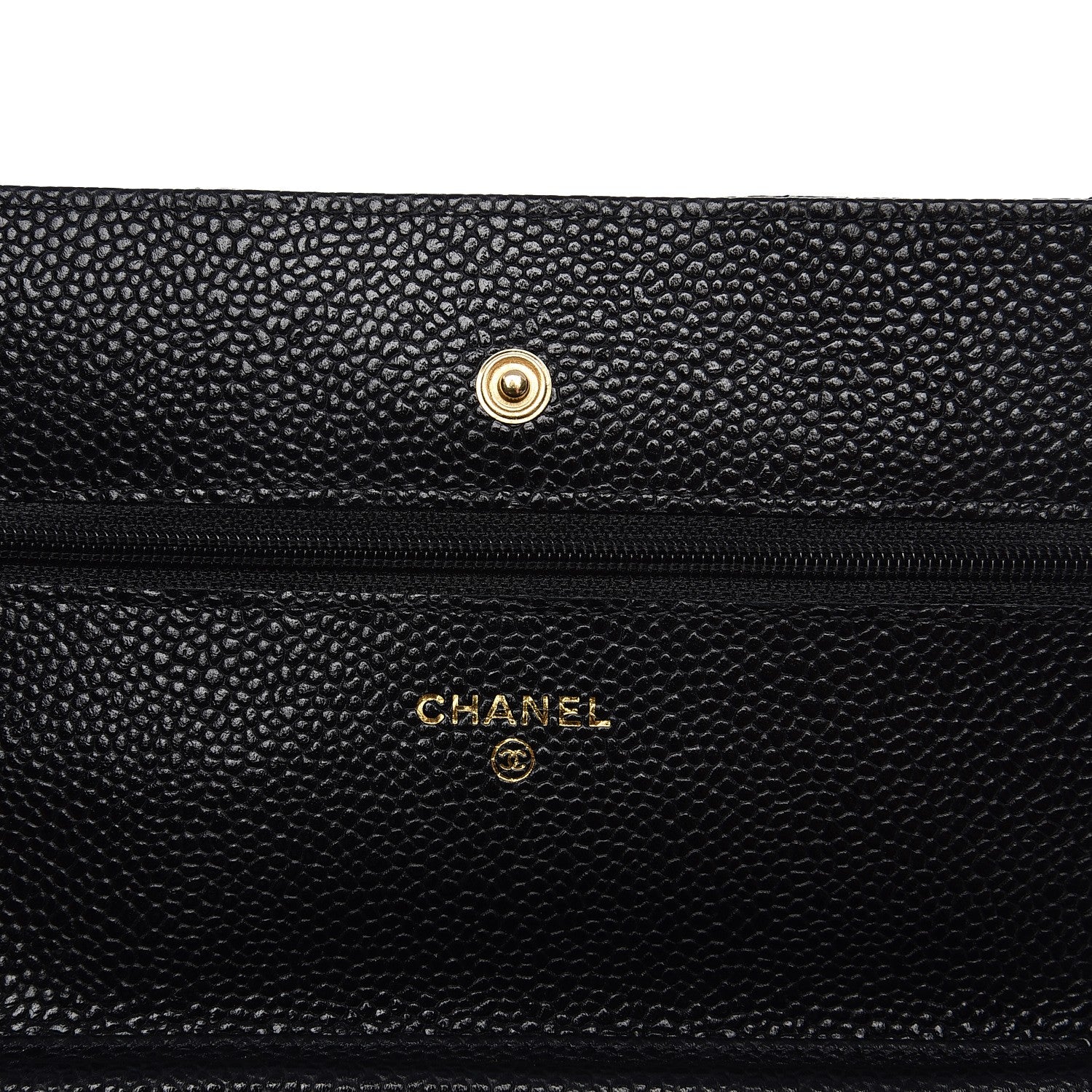 Chanel Caviar Quilted Wallet On Chain WOC Black 6 of 10