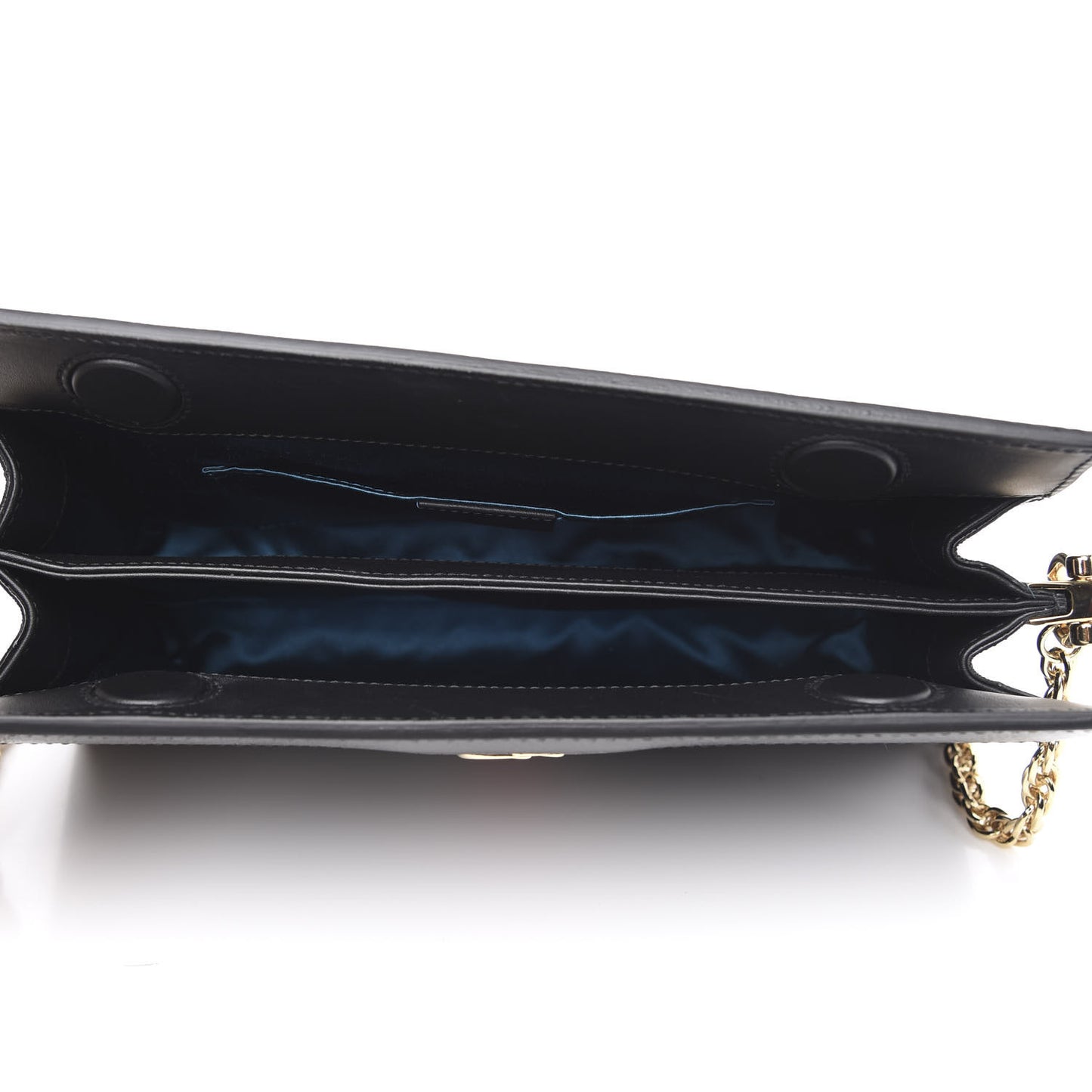 Suede Patent GG Web Small Ophidia Chain Shoulder Bag Black