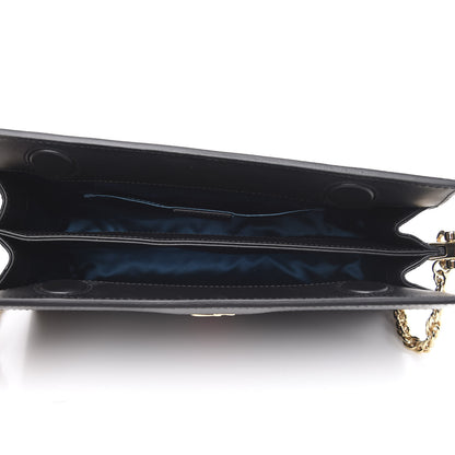 Gucci Suede Patent GG Web Small Ophidia Chain Shoulder Bag Black 5 of 9