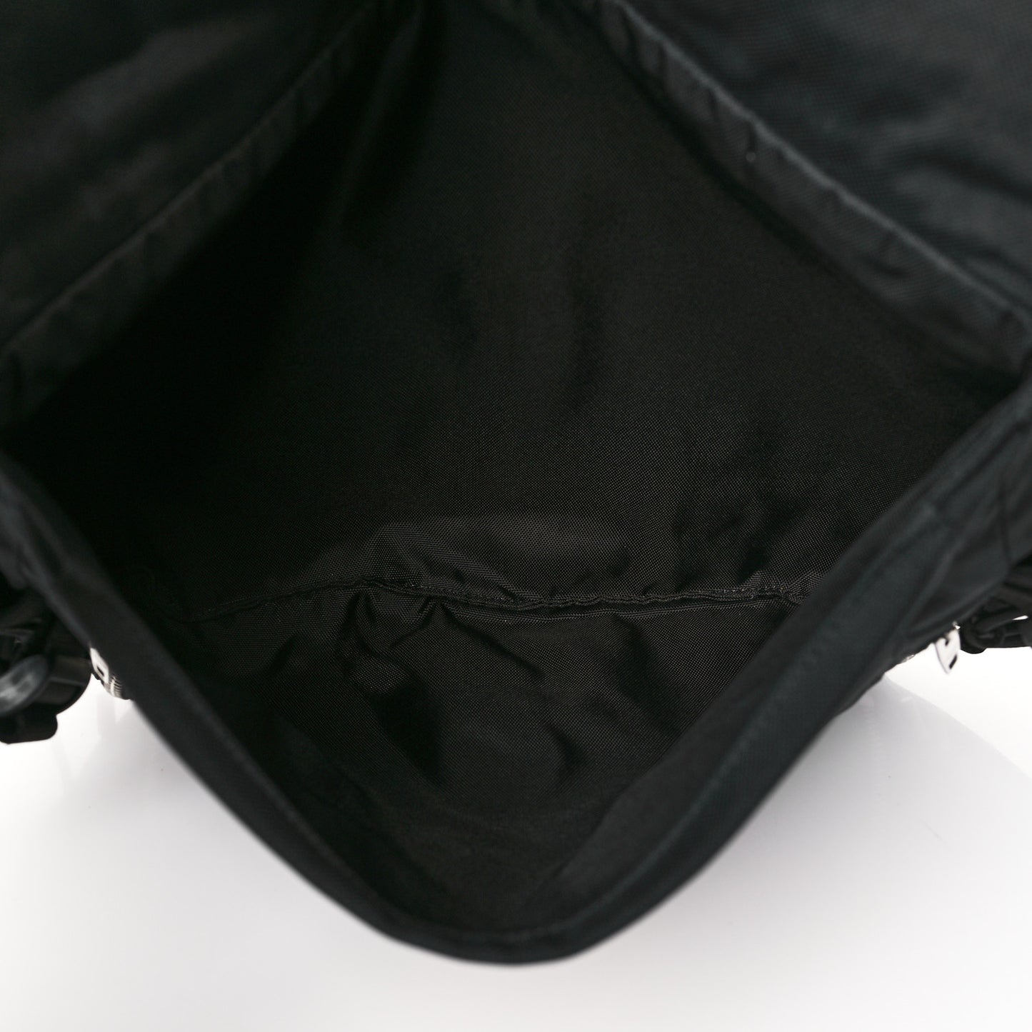 Canvas Medium Trekking Messenger Bag Black