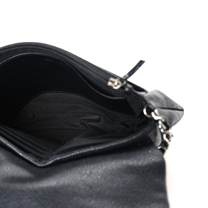 Chanel Caviar Half Moon Wallet On Chain WOC Black 5 of 12