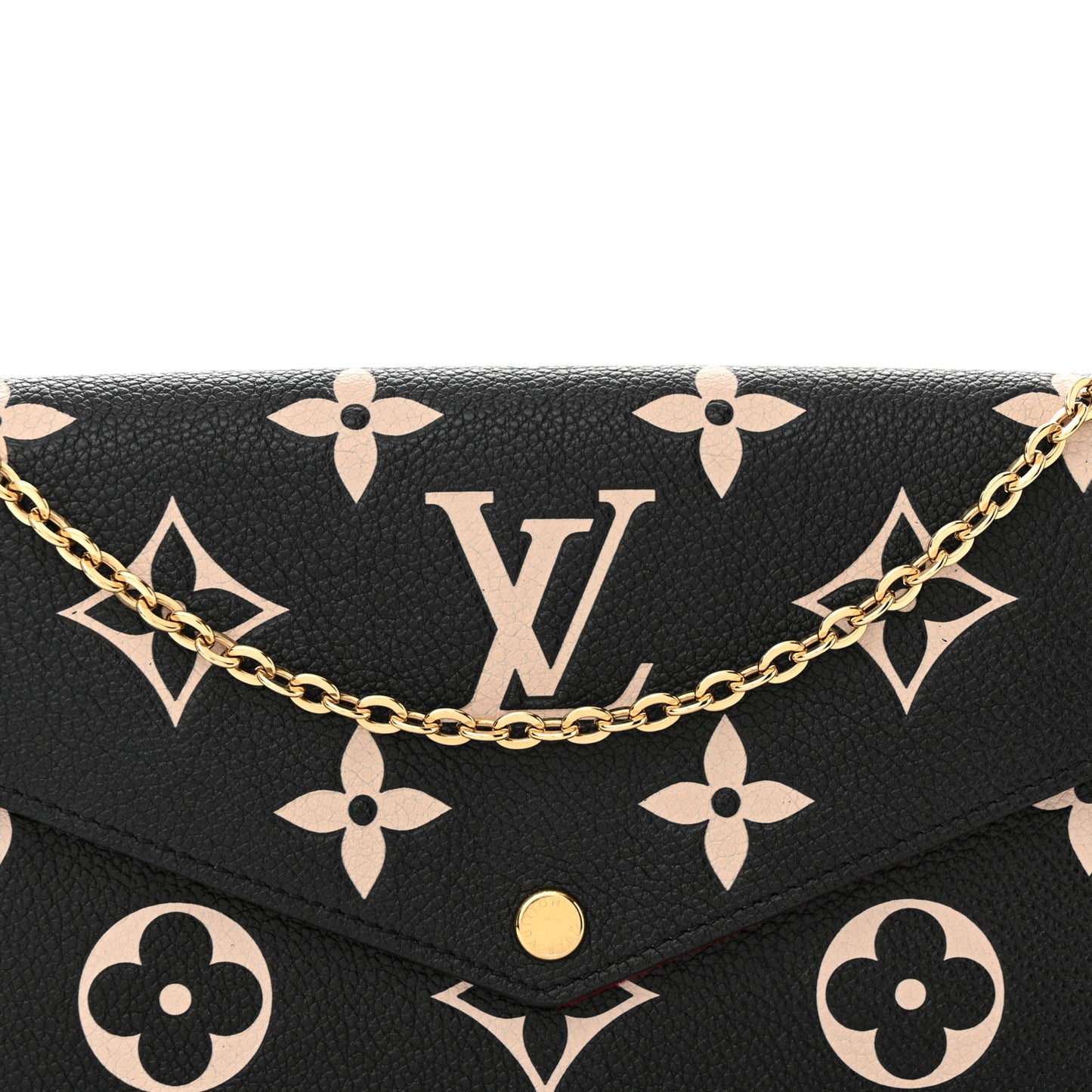 Empreinte Monogram Giant Felicie Pochette Black Beige