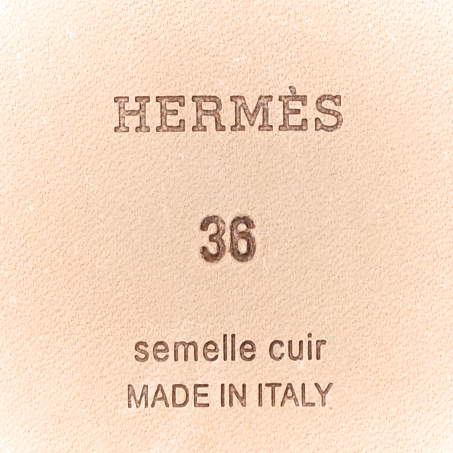 Hermes Epsom Oran Sandals 36 Etoupe 7 of 11