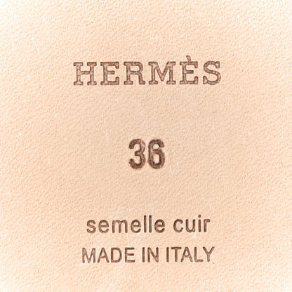 Hermes Epsom Oran Sandals 36 Etoupe 7 of 11