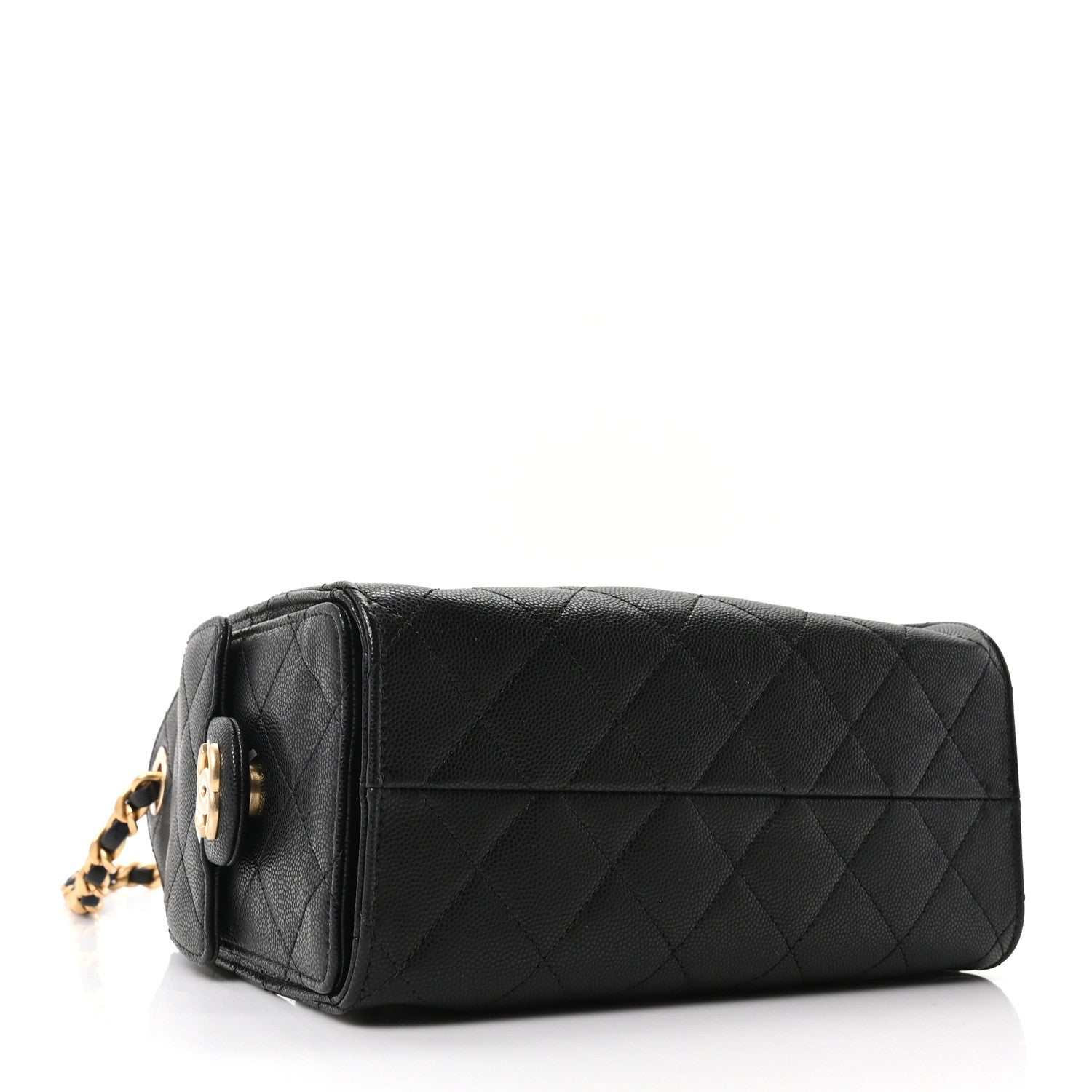 Chanel Caviar Quilted Mini Chanel 25 Handbag Black 3 of 10