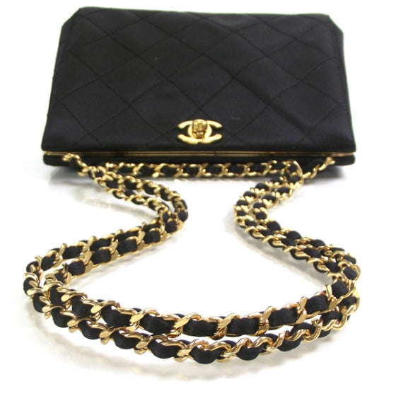 Chanel Satin Quilted Evening Bag 5 of 10