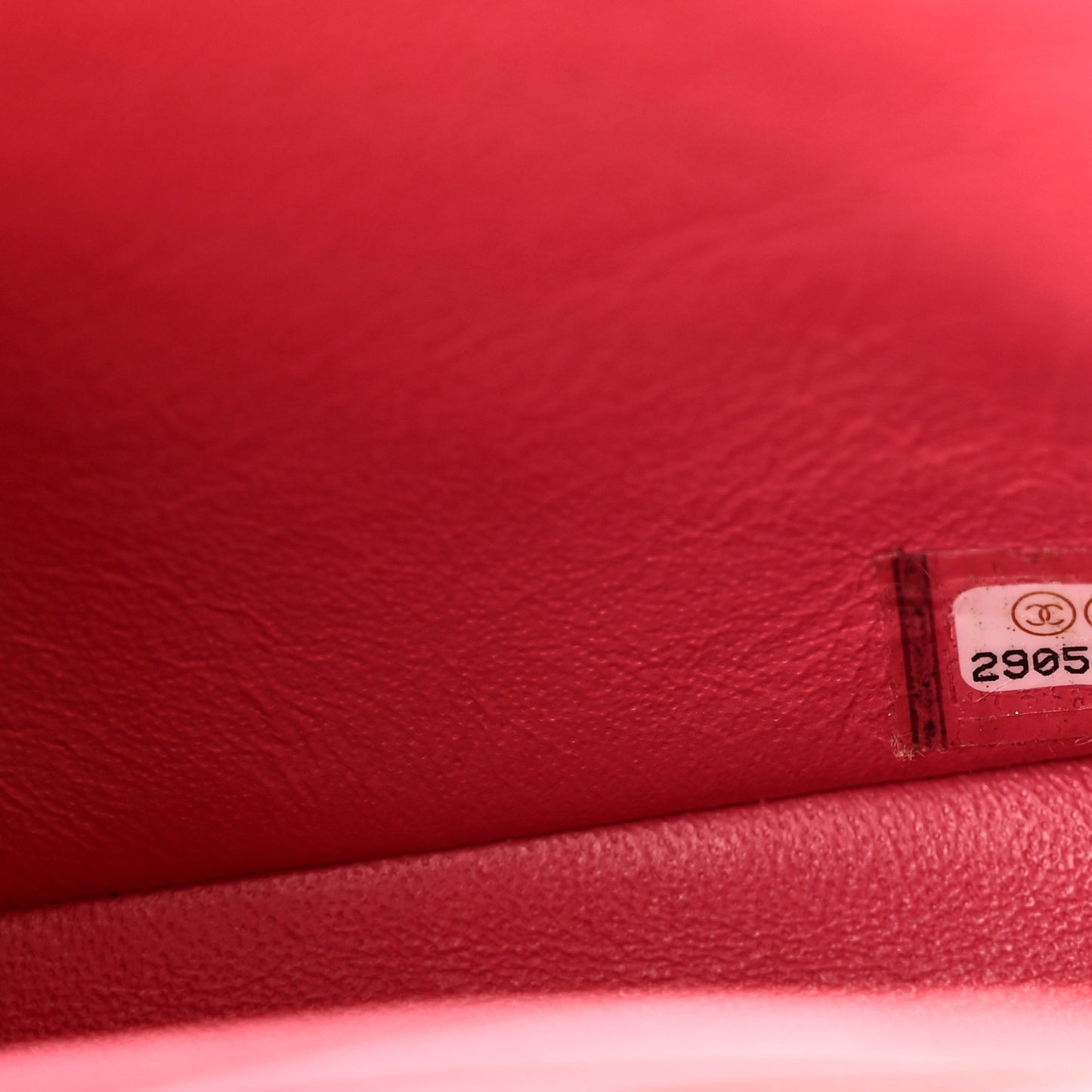 Lambskin Quilted Mini Rectangular Flap Pink