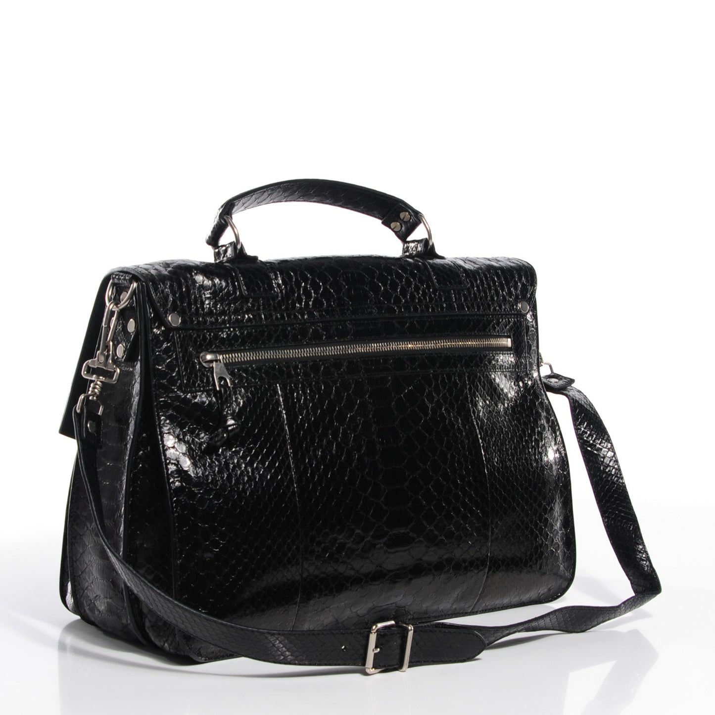 Python Large PS1 Satchel Black