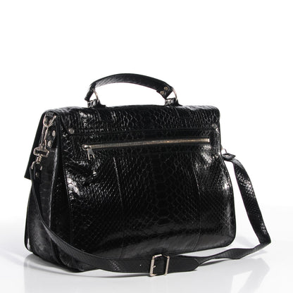 Proenza Schouler Python Large PS1 Satchel Black 5 of 11
