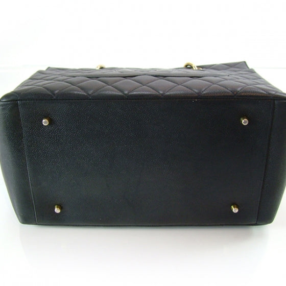 Chanel Caviar Timeless Grand Shopping Tote Black 4 of 12