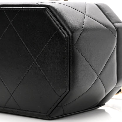 Chanel Lambskin Quilted Vendome Case Black 10 of 11