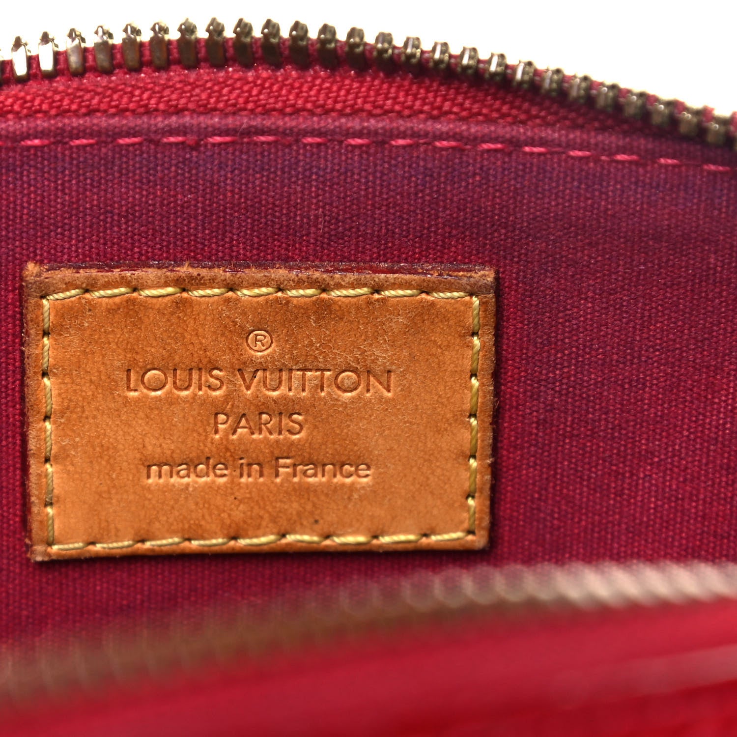 Louis Vuitton Vernis Alma BB Pomme D'Amour 6 of 13