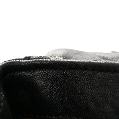 Chanel Washed Lambskin Quilted Mini Chain Around Flap Black 15 of 19