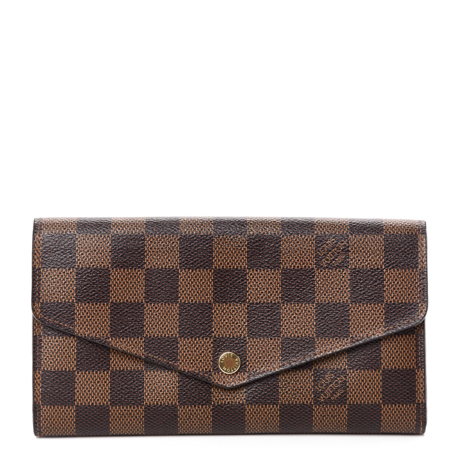 Louis Vuitton Damier Ebene Sarah Wallet NM 1 of 7