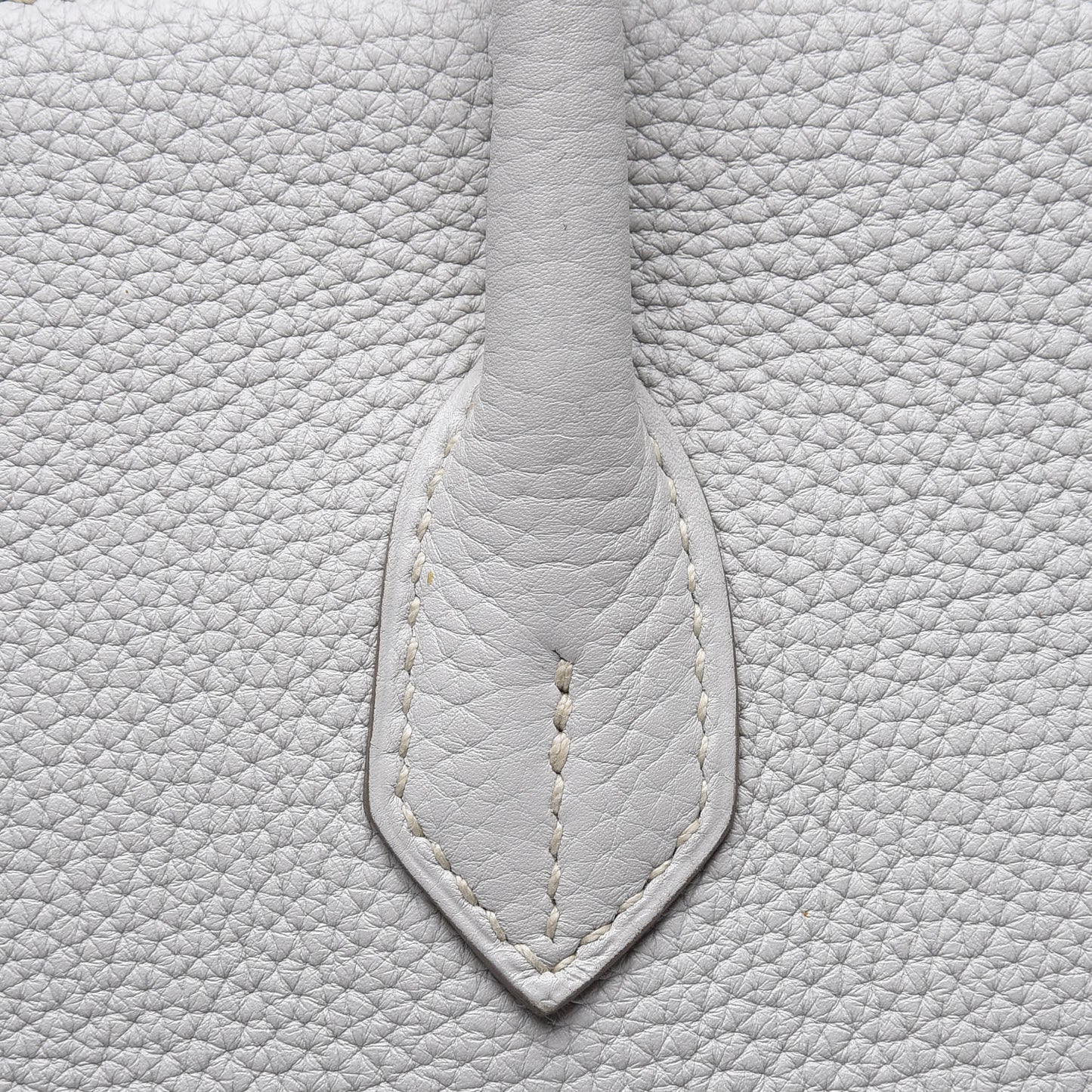 Taurillon Clemence Lizard Club Birkin 35 Gris Perle White Mykonos