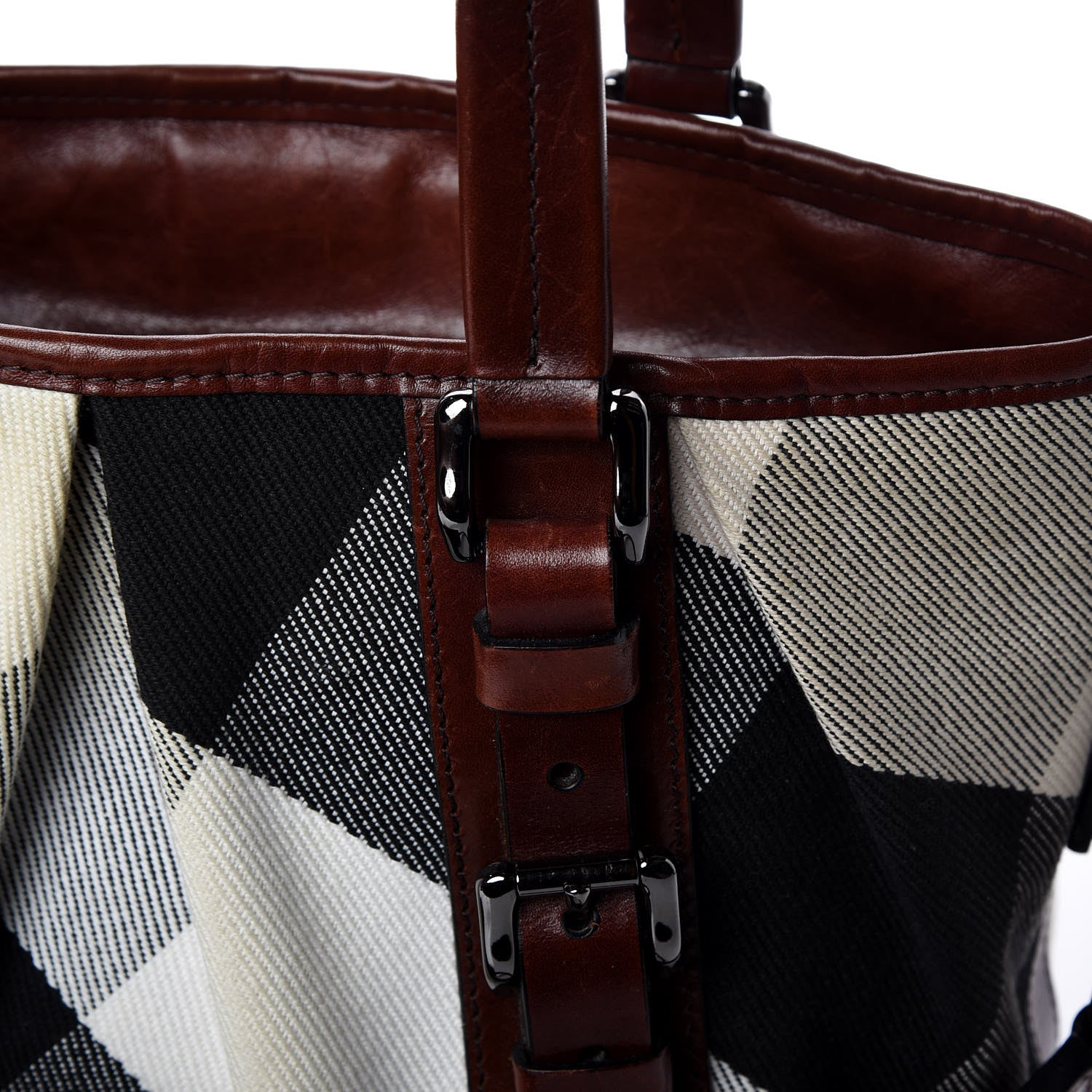 Burberry Canvas Mega Check Lowry Brown 23 of 26
