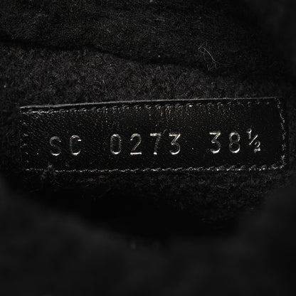 Louis Vuitton Suede Calfskin Shearling Snowdrop Flat Ankle Boot 38.5 Black 6 of 8