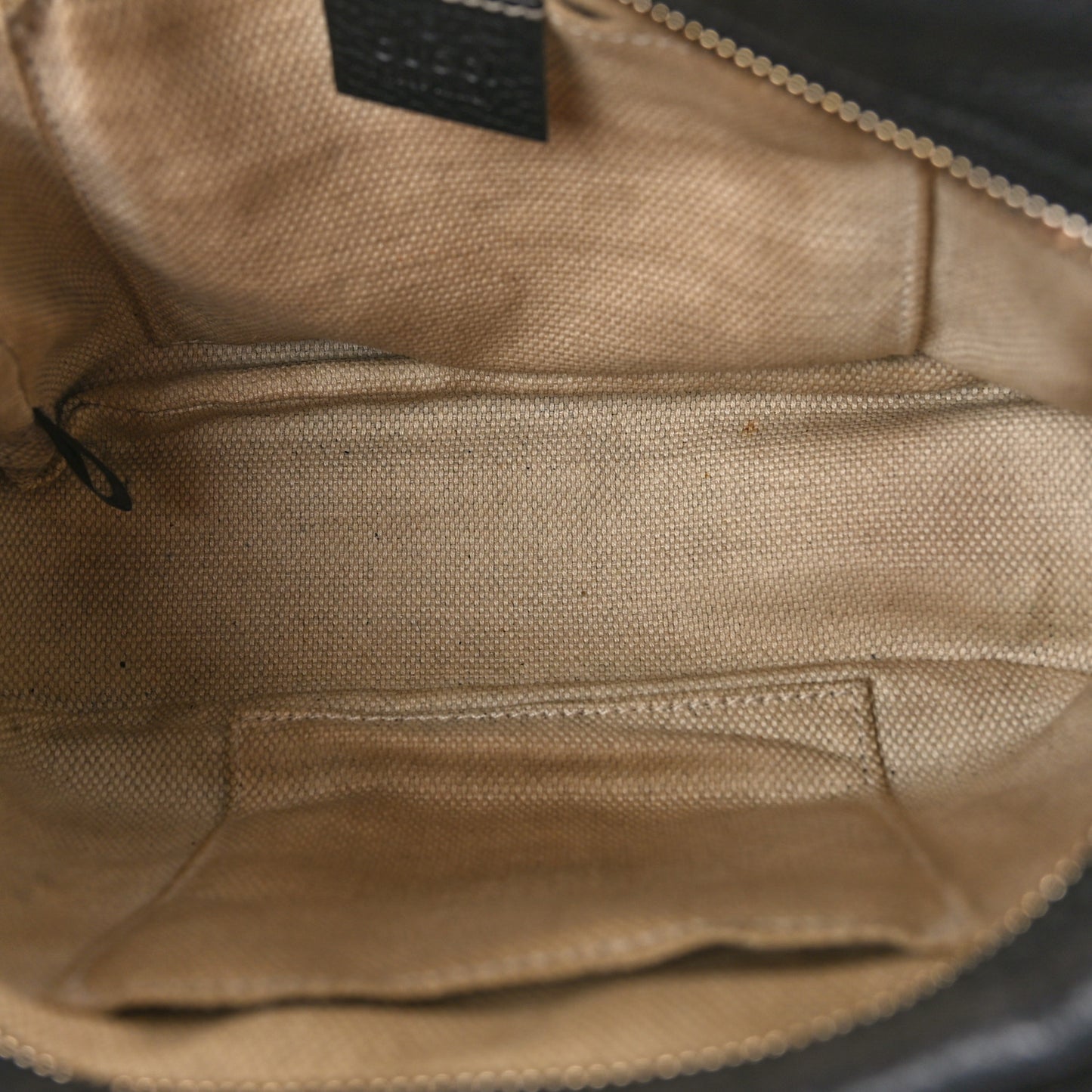 Pebbled Calfskin Small Soho Disco Bag Black
