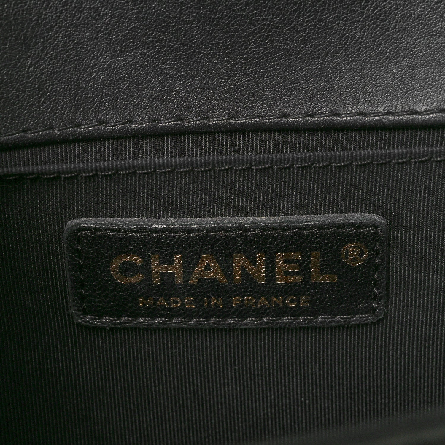 Chanel Calfskin Quilted Medium Boy Top Handle Flap Black 6 of 10