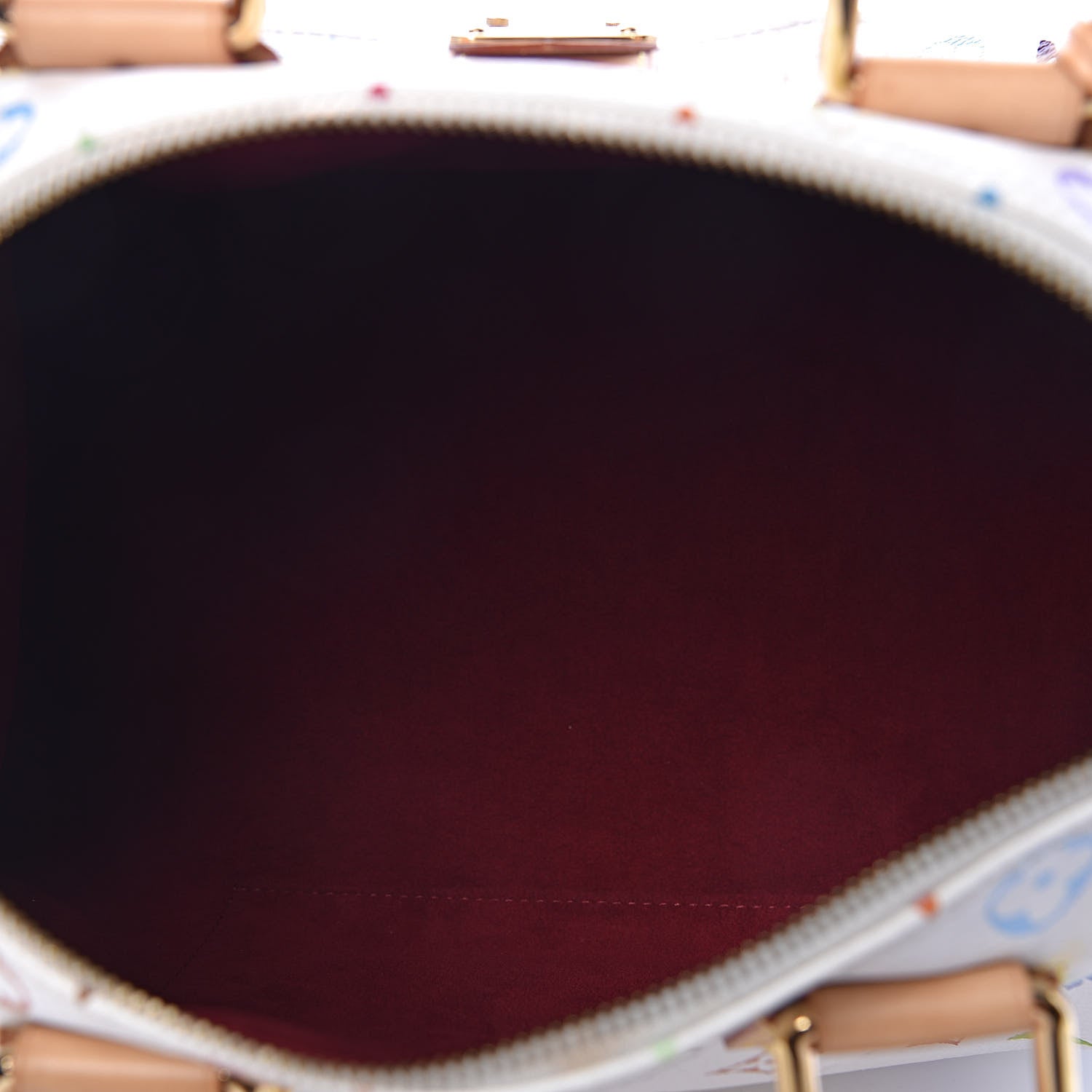 Louis Vuitton Monogram Multicolor Speedy 30 White 5 of 10