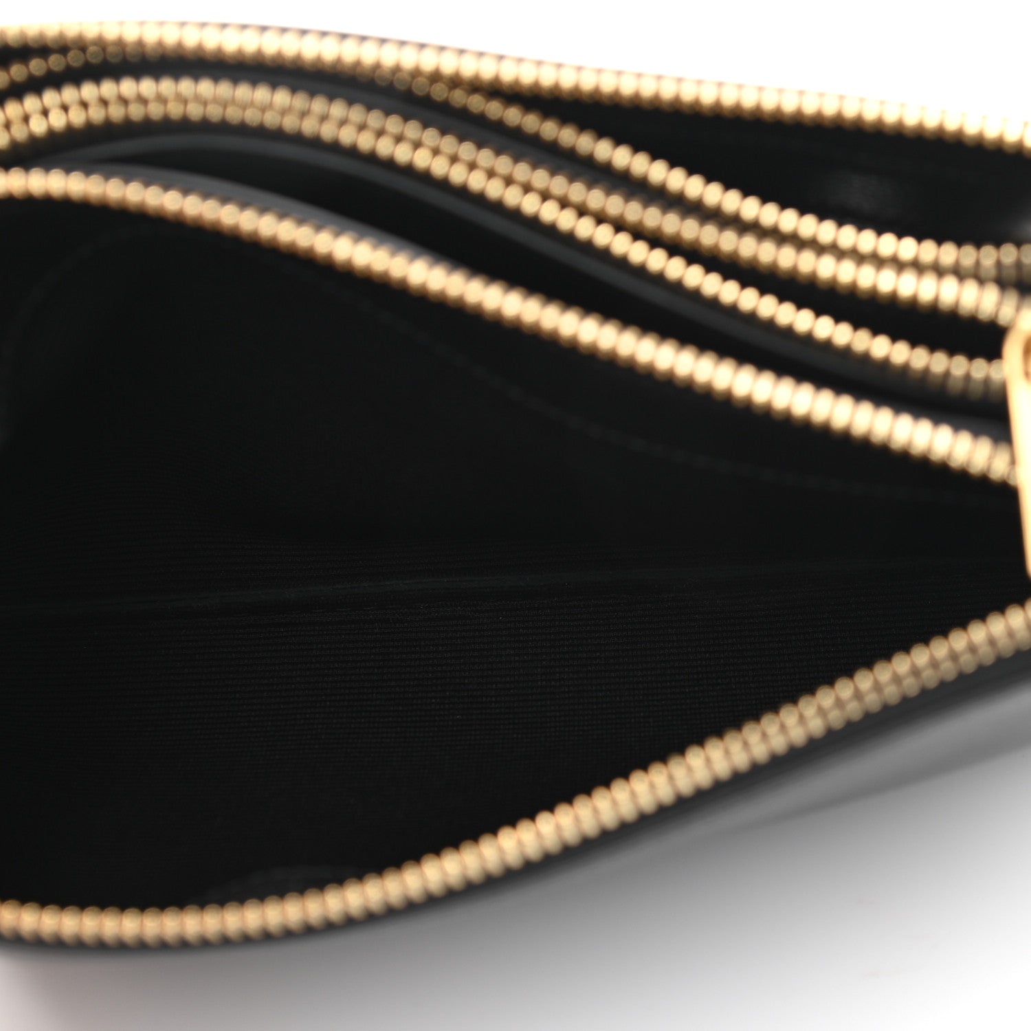 Celine Lambskin Small Trio Crossbody Bag Black 4 of 13