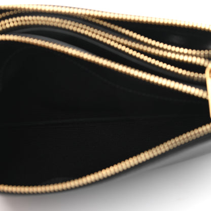 Celine Lambskin Small Trio Crossbody Bag Black 4 of 13