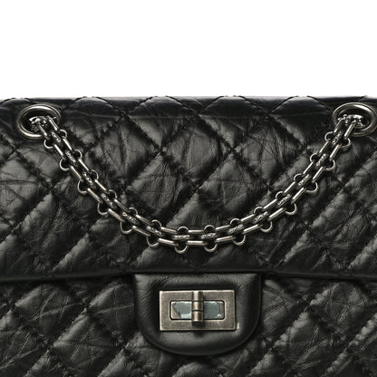 Chanel Aged Calfskin Quilted 2.55 Reissue Mini Flap Black 7 of 11