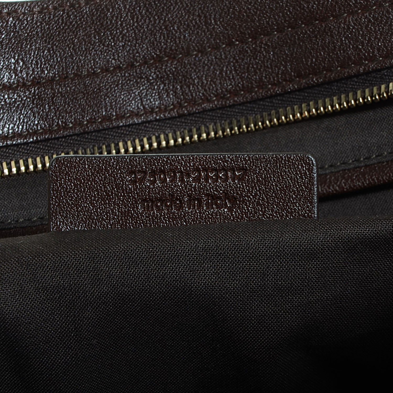 Saint Laurent Sheepskin Large Cabas ChYc Dark Brown 7 of 8