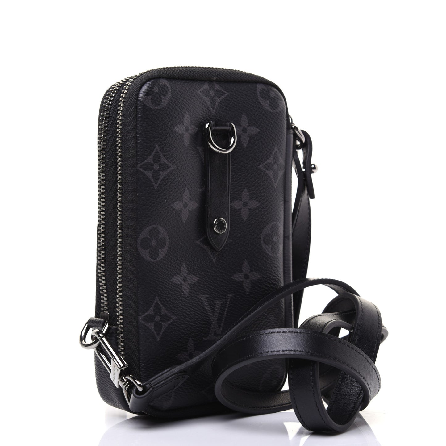Monogram Eclipse Reverse Double Phone Pouch