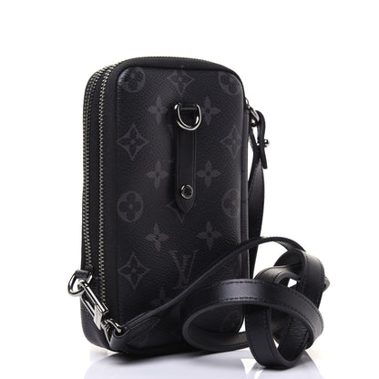 Louis Vuitton Monogram Eclipse Reverse Double Phone Pouch 3 of 18